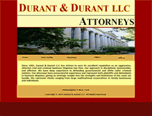 Tablet Screenshot of durantlaw.com